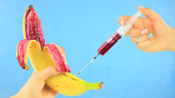HIV infected bananas